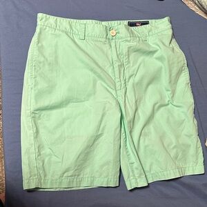 Vineyard Vines Mint Flat Front Chino Shorts